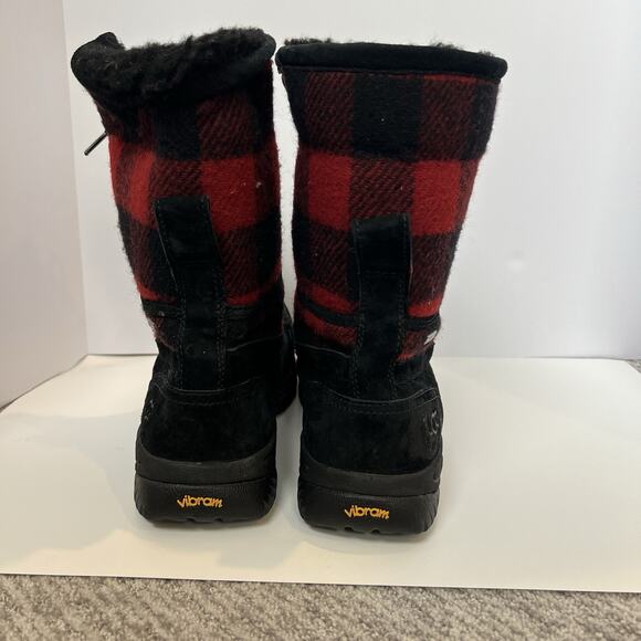 Mens UGG Redwood Butte Vibram All-Weather Winter Boots Buffalo Plaid Size 10 - Picture 4 of 7